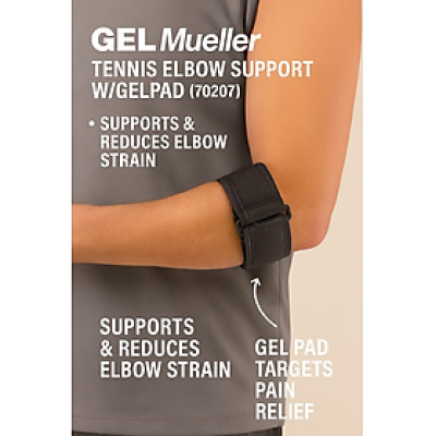 Băng Khuỷu Tay Mueller Chính Hãng 70207 – Hỗ Trợ Tennis Elbow, Gelpad Giảm Đau Hiệu Quả