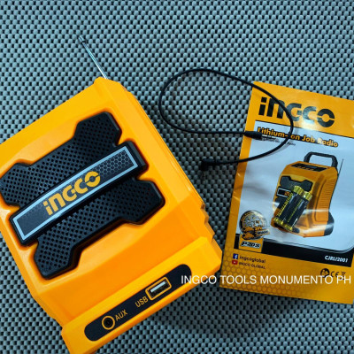 RADIO (LOA) CÔNG TRƯỜNG DÙNG PIN 20V (BLUETOOTH 4.0 ) INGCO CJRLI2001 - HÀNG CHÍNH HÃNG