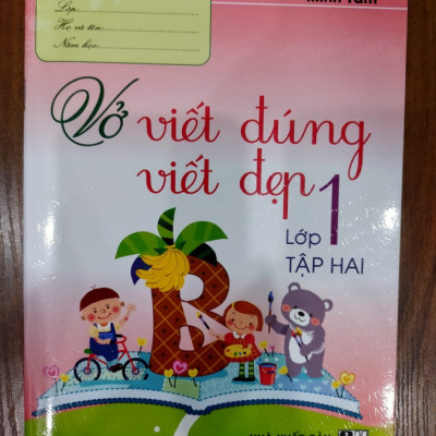 Sách - Vở Viết Đúng Viết Đẹp Lớp 1 - Tập 2