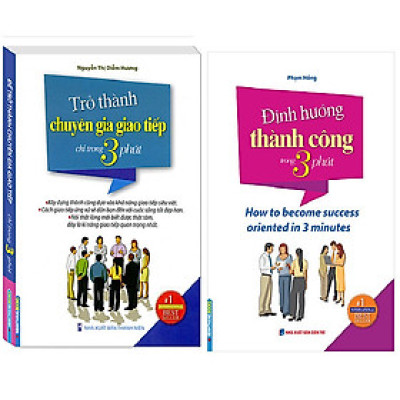 Combo Trở Thành Chuyên Gia Giao Tiếp Trong 3 Phút+Định Hướng Thành Công Trong 3 Phút