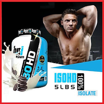Iso HD 100% Pure Isolate Protein 5Lbs - Sữa bổ sung Protein, hỗ trợ phục hồi, tăng Cơ cho người tập thể thao