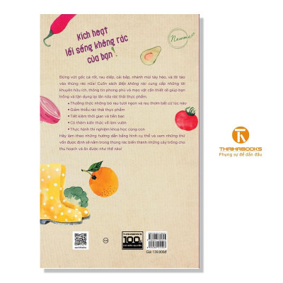 Sách - Bếp Không Rác - Tái Sinh Rau Củ - Thái Hà Books