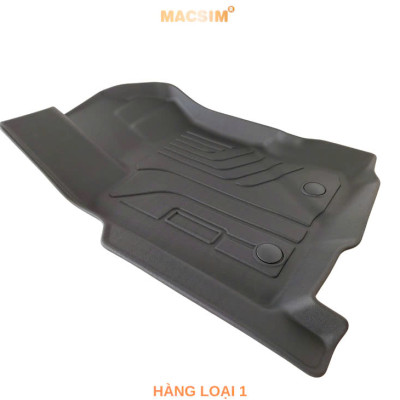 Thảm lót sàn xe ô tô Mazda BT50 2012-2021 (sd3) Nhãn hiệu Macsim chất liệu nhựa TPE cao cấp màu đen
