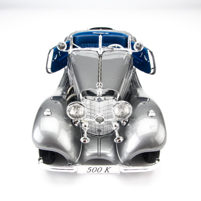 Mô Hình Xe Mercedes-Benz 500K TYP Special Roadster Grey 1:18 Maisto