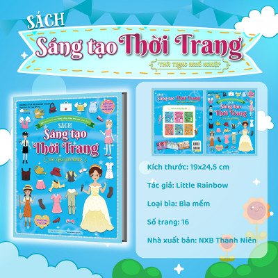 Sách Sáng tạo thời trang: Thời trang nghề nghiệp (Hơn 100 stickers)