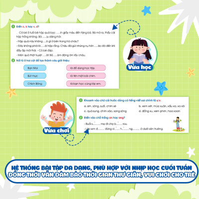 Sách - Phiếu Bài Tập Cuối Tuần Toán Và Tiếng Việt Lớp 2 - Combo   2 Cuốn - Megabook