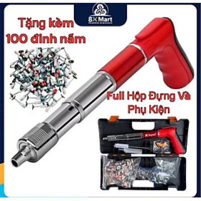 SIÊU CẤP VỚI MÁY BẮN ĐINH BÊ TÔNG THÔNG MINH KHÔNG CẦN ĐIỆN TẶNG KÈM THEO 50 ĐINH HÀNG LOẠI 1