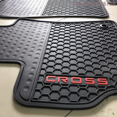 Thảm Lót Sàn Cao Su 3D Xe Toyota Cross 2020-2022 Hàng Cao Cấp, Không Mùi