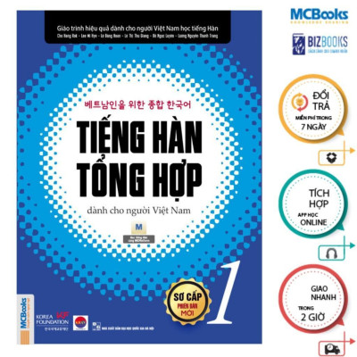 Sách - Tiếng Hàn Tổng Hợp Dành Cho Người Việt - Bản Đen Trắng  - MCBooks