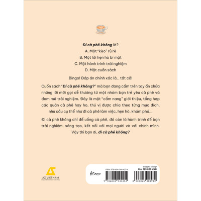 Cuốn sách: Đi Cà Phê Không? -  Vừa Cà Phê, Vừa Kể Chuyện