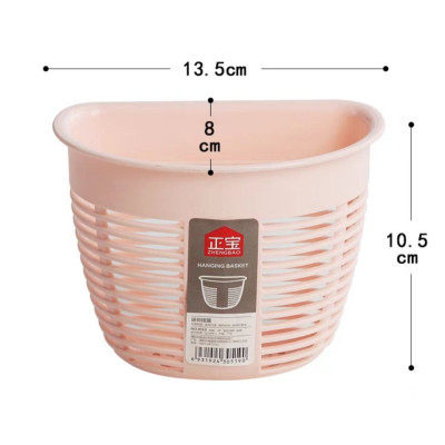 Giỏ rổ nhựa dán tường cao cấp đựng miếng rửa chén và nhiều vật dụng nhỏ như lược kéo bàn chải đũa thìa muỗng - rổ nhựa dán tường siêu dính không cần khoan tường bắt ốc vít