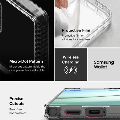 Ốp lưng cho Samsung Galaxy S25 Ultra có ngăn đựng thẻ, RINGKE Fusion Card_ Hàng chính hãng