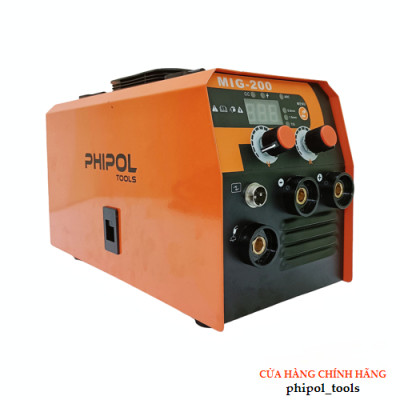 Máy hàn PHIPOL TOOLS MIG-200 siêu khoẻ, hàn không khí điện 220V, tặng kèm nhiều phụ kiện - Hàng Chính Hãng