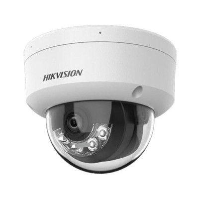Camera IP Dome HIKVISION DS-2CD1123G2-LIUF 2MP đèn kép, 30m, Tích hợp Micro, phát hiện người phương tiện - Hàng chính hãng