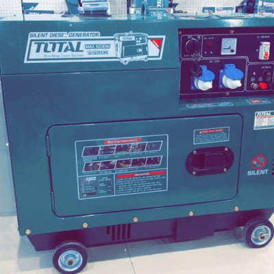 MÁY PHÁT ĐIỆN DẦU 5KW 1 PHA TOTAL TP250001 - CHỒNG ỒN - HÀNG CHÍNH HÃNG