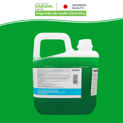 Xà Phòng Rửa Tay Sát Khuẩn Saraya Foaming Hand Soap (Green Apple), Hương Táo - Can 5Kg