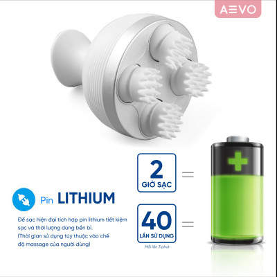 Máy Massage Đầu Cổ Vai Gáy AEVO Scalp Massager - Máy Mat Xa Chính Hãng - Matxa Đầu Giải Toả Căng Thẳng, Mệt Mỏi