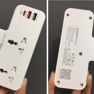 Ổ cắm đa năng 2500W hỗ trợ sạc nhanh QC18W PD20W LDNIO SC2311 _ Hàng chính hãng