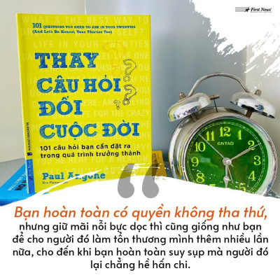 Sách - Combo Thức dậy muốn đi làm + Thay câu hỏi Đồi cuộc đời - FirstNews