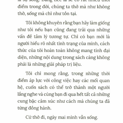 Cứ Thở Đi, Ngày Mai Mình Vẫn Sống