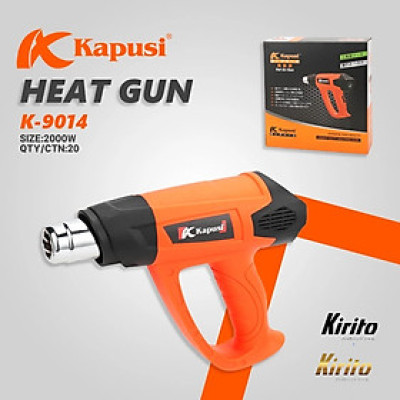 Máy Khò Hơi Nóng KAPUSI TOOLS Cao Cấp Công Suất Cao 2000W - Co Màng Cơ Đóng Gói Hàng Hóa