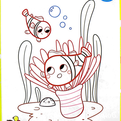 Tô Màu Theo Từng Bước - Sinh Vật Biển, Động Vật Trên Cạn, Khủng Long 1