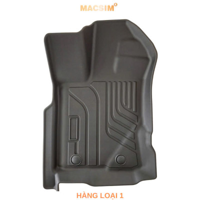 Thảm lót sàn xe ô tô Mazda BT50 2012-2021 (sd3) Nhãn hiệu Macsim chất liệu nhựa TPE cao cấp màu đen