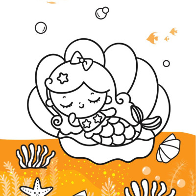 Tô Màu Diệu Kỳ - Nàng Tiên Cá (MEGA)