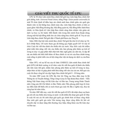 Sách - Tuyển Chọn Những Bức Thư UPU Đạt Giải Quốc Gia Và Quốc Tế - Khang Việt Book