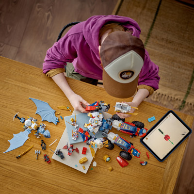 Đồ Chơi Lắp Ráp Chiến Giáp Kết Hợp Của Zane LEGO NINJAGO 71834 (1187 chi tiết)