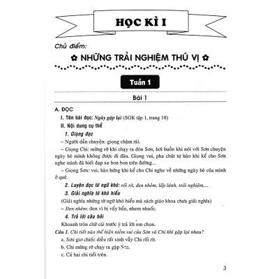 Bồi dưỡng tiếng việt lớp 3 (bám sát sách giáo khoa kết nối)-HA