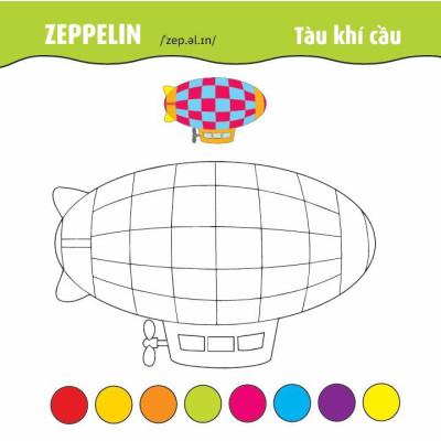 Sách - Tô Màu Phát Triển IQ EQ CQ - Ô Tô - Tàu Thuyền - Máy Bay - Song Ngữ Anh Việt - Tập 2 - Việt Thư