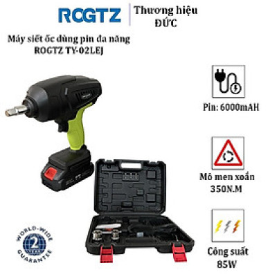 Máy siết ốc dùng pin đa năng thương hiệu ROGTZ TY-02LEJ-Hàng chính hãng