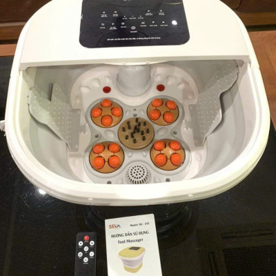 Bồn Ngâm Chân, Massage Chân SEKA SK195 gấp gọn con lăn tự động hàng chính hãng