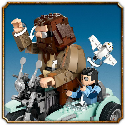 LEGO HARRY POTTER 76443 Đồ Chơi Lắp Ráp Mô Tô Bay Cùng Bác Hagrid và Harry (617 chi tiết)