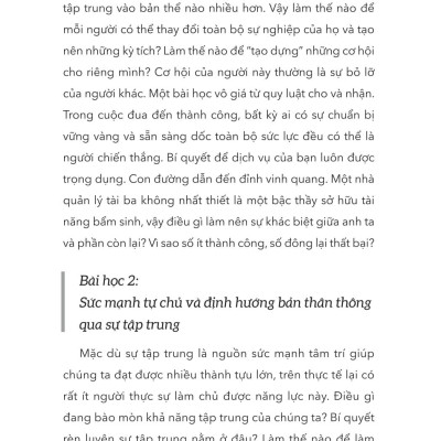 Sách - Luật Tập Trung - Càng Tập Trung, Càng Phát Triển