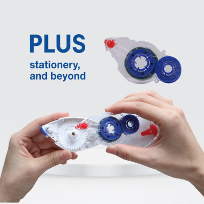 Băng keo dán 2 mặt SpinEco, thương hiệu Nhật Bản PLUS, độ dính cao, có ruột thay thế