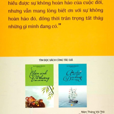 Năm Tháng Vội Trôi - Thỉnh Người Trân Trọng