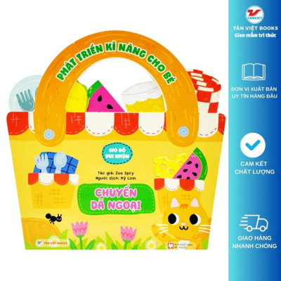 Sách - Phát Triển Kỹ Năng Cho Bé - Giỏ Đồ Vui Nhộn - Chuyến Dã Ngoại - Tân Việt Books