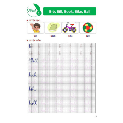 Sách Màu - Phiếu Bài Tập Cuối Tuần Tiếng Anh Lớp 1 - Biên Soạn Theo Chương Trình Mới - Khang Việt Book