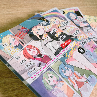 Combo 2 Cuốn sách: [Combo Manga] Diệt Slime Suốt 300 Năm, Tôi Levelmax Lúc Nào Chẳng Hay (Tập 8 + 9) AZ
