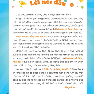 Sách - Phiếu Ôn Hè Tiếng Anh Lớp 3