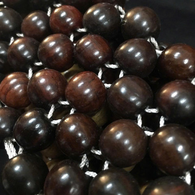 Chiếu Hạt Gỗ Cẩm Cao Cấp - Kích Thước 1,6mx2m hạt 1.2cm ( video , hình thật ) 