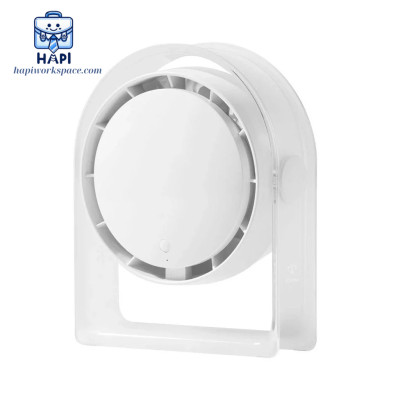 Quạt để bàn hàng chính hãng WiWU Snow Small Hurricane 2.000mAh Wi-FS07: Quạt mini tích điện, điều chỉnh góc độ