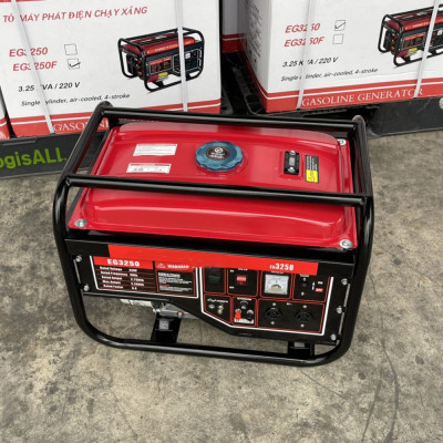  Máy phát điện chạy xăng Mactool EG3250 3.25KVA - máy phát điện gia đình lắp ráp theo tiêu chuẩn quốc tế được áp dụng phổ biến trong ngành xây dựng đời sống