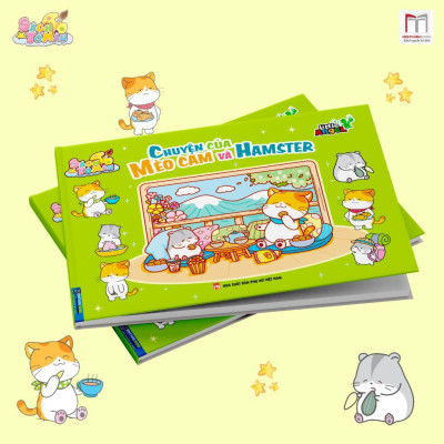 Sách Tô Màu - Tết Và Lễ Hội Truyền Thống Việt Nam + Chuyện Của Mèo Cam Và Hamster - Combo 2 Cuốn - Minh Thắng