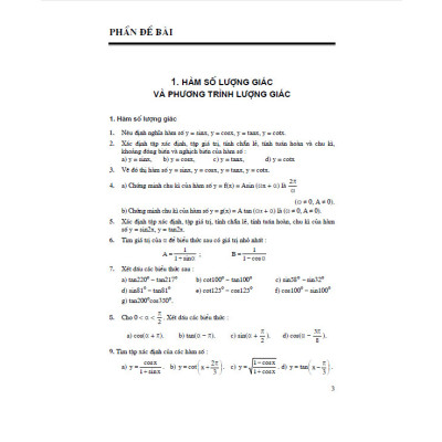  500 Bài Toán Chọn Lọc 11 (dùng chun g cho các bộ sgk hiện hành)