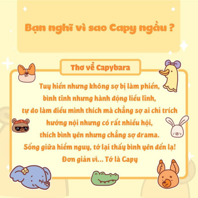 Sách Tô Màu - Capy Và Những Người Bạn - Megabook