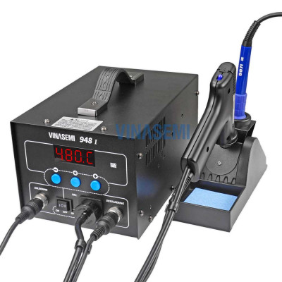Vinasemi 948 I Máy Hút Chì Linh Kiện + Trạm Hàn Điều Chỉnh Nhiệt Độ 90W, 220VAC, 200-480°C