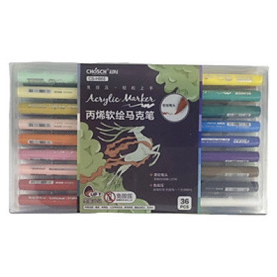 Hộp Bút 36 Màu Acrylic Marker Cao Cấp Cs-H865-36